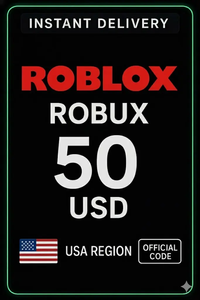 Roblox 50 usd Game Card (US) Roblox 50 usd Game Card (US)