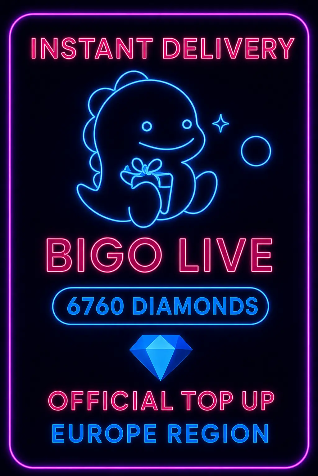 Bigo Live - 6760 Diamonds (Top-Up) (EU)