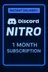 Discord Nitro - 1 Month Subscription