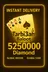 Tarbi3ah Baloot 5250000 Diamond
