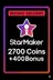 StarMaker 2700 Koin + 400 Bonus