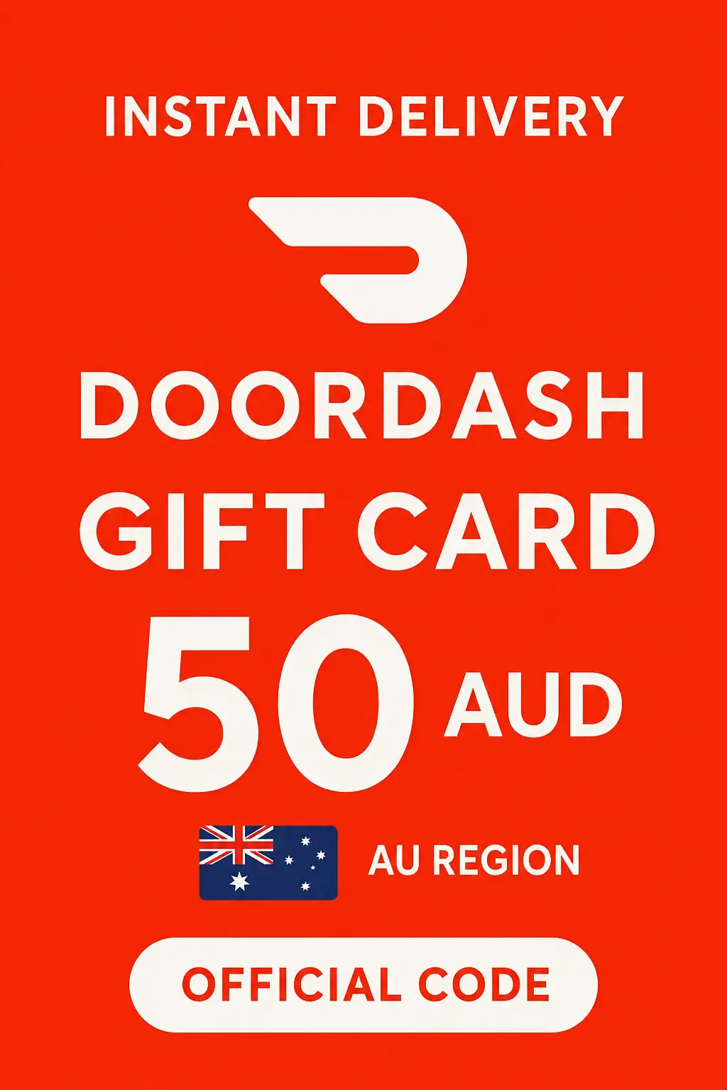 DoorDash 50 AUD
