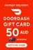 DoorDash 50 AUD
