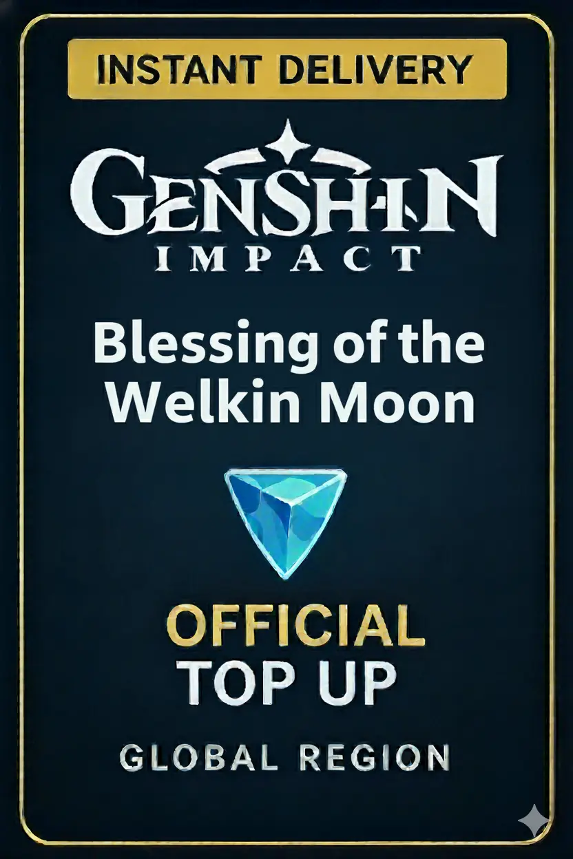 Genshin Impact Blessing of the Welkin Moon Top Up Genshin Impact Blessing of the Welkin Moon Top Up
