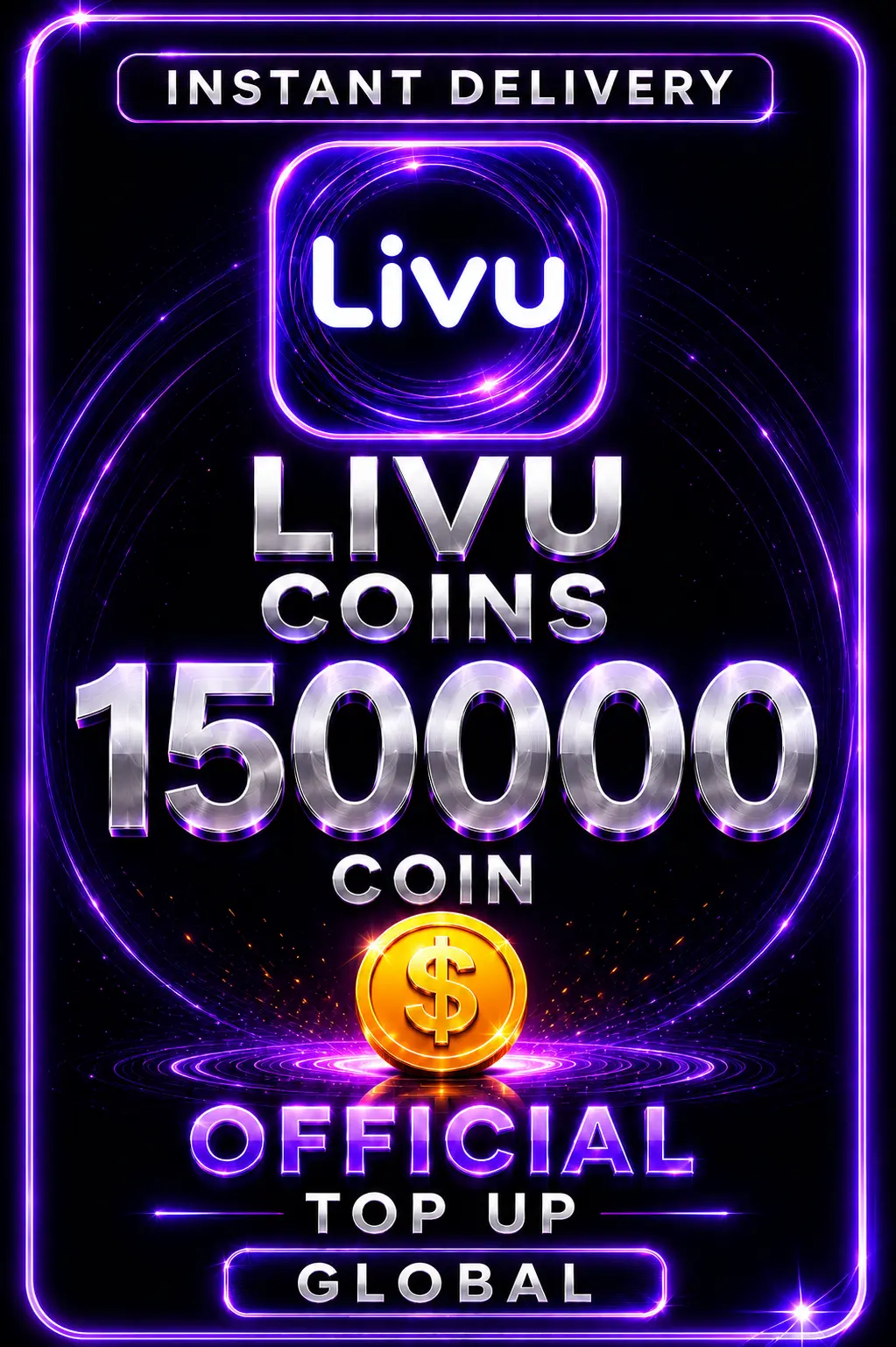 LivU - 150000 Coins Top Up (Global)