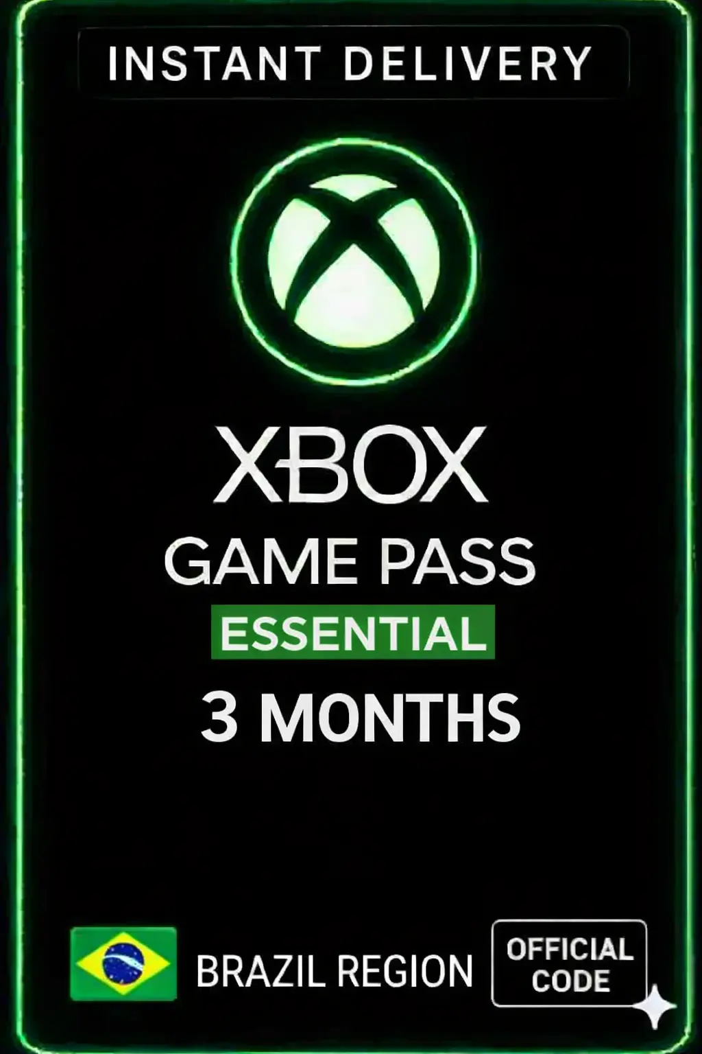 Xbox Game Pass Essential 3 Months (Brasil)