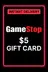 GameStop საჩუქრების ბარათი $5