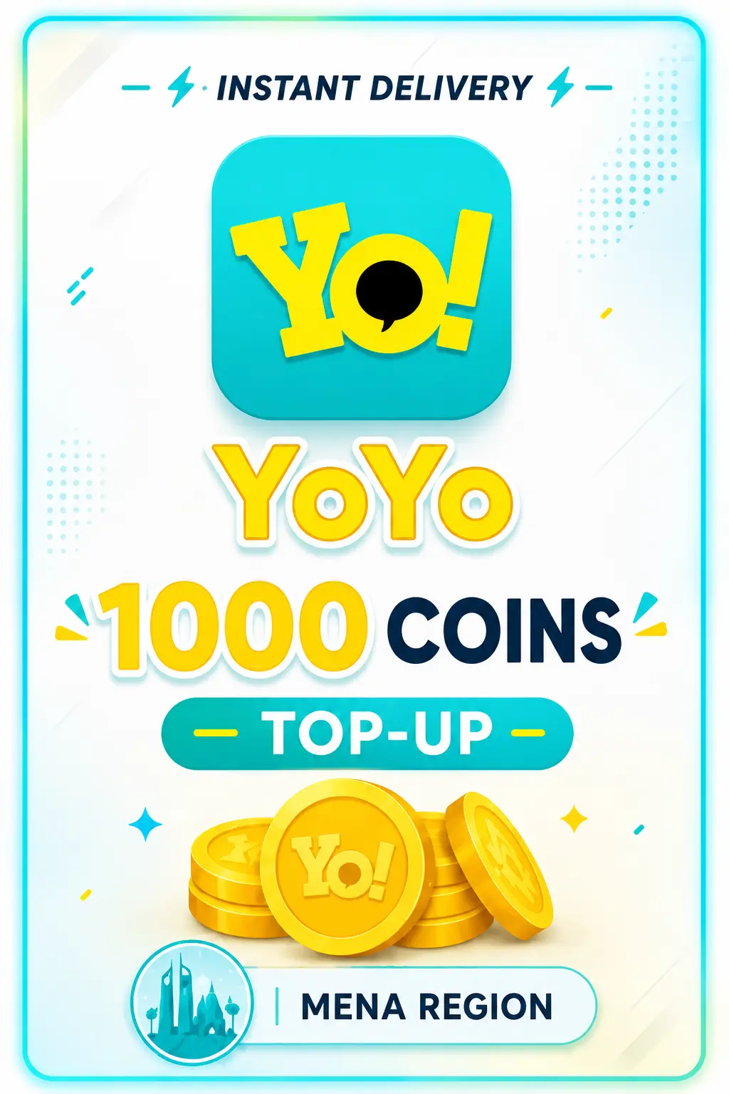 YoYo - 1000 Coins Top-Up (MENA)