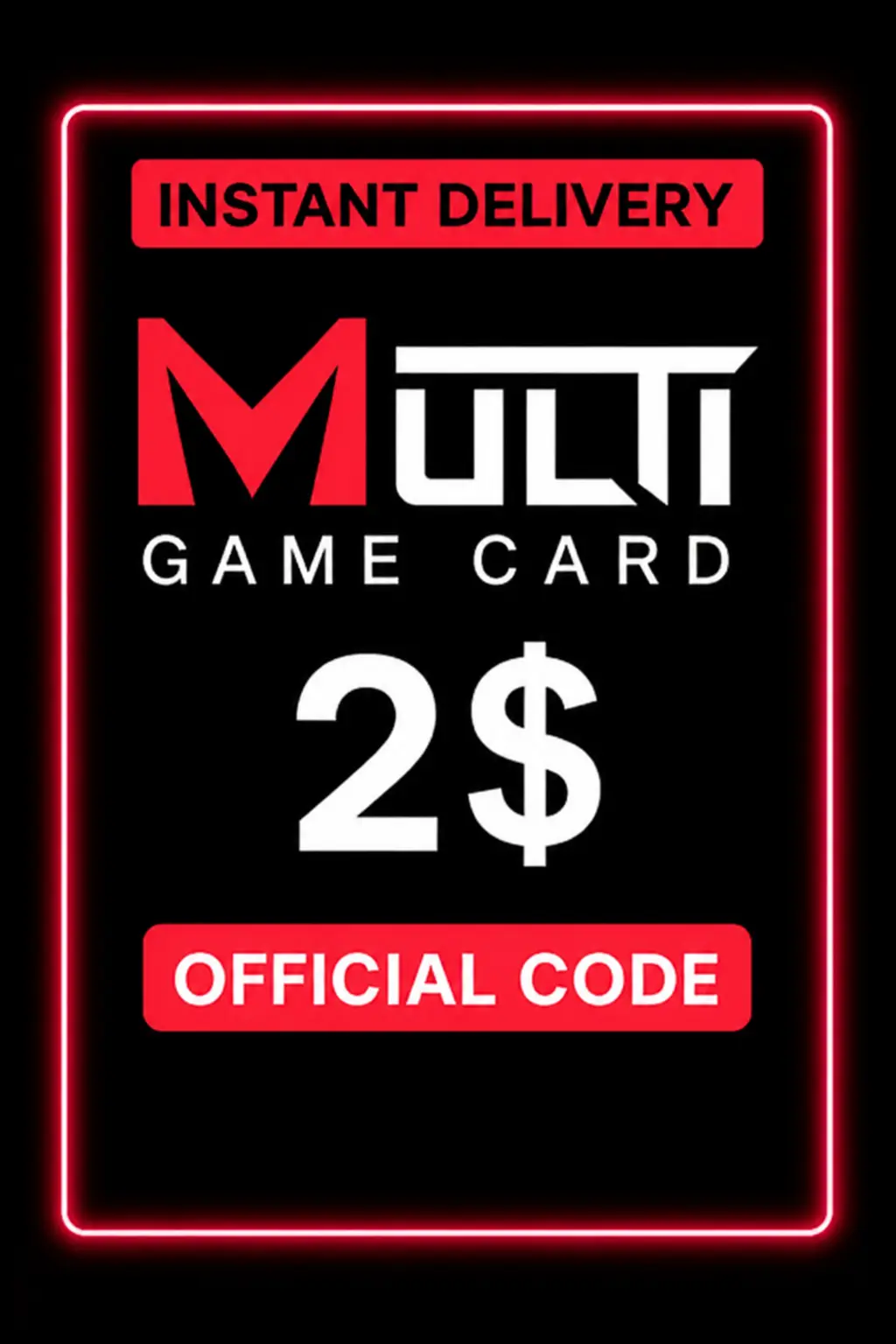 Multi Game Card 2$ ( 2,000 Points )