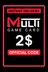 Multi Game Card 2$ ( 2,000 Points )