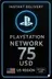 Playstation PSN Card 75$