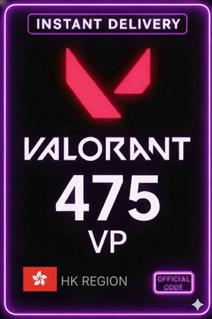 Poin Valorant - 475 VP (Hong Kong) Poin Valorant - 475 VP (Hong Kong)