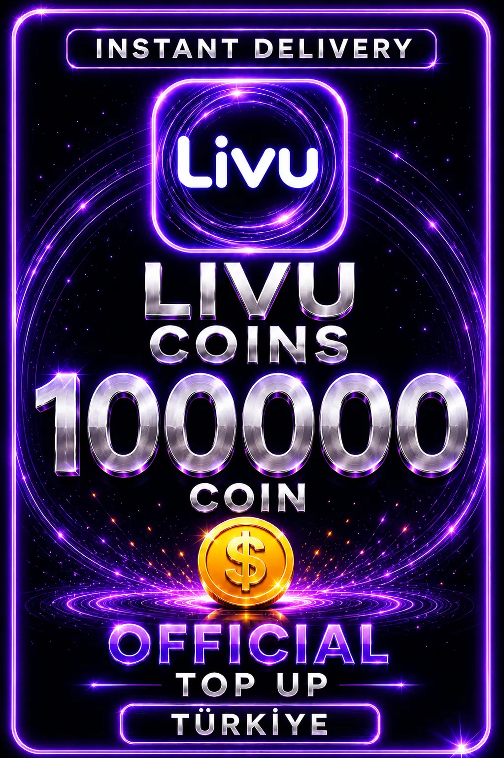 LivU - 100000 Coins Top Up (Turkey)