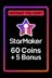 StarMaker 60コイン + 5ボーナスチャージ