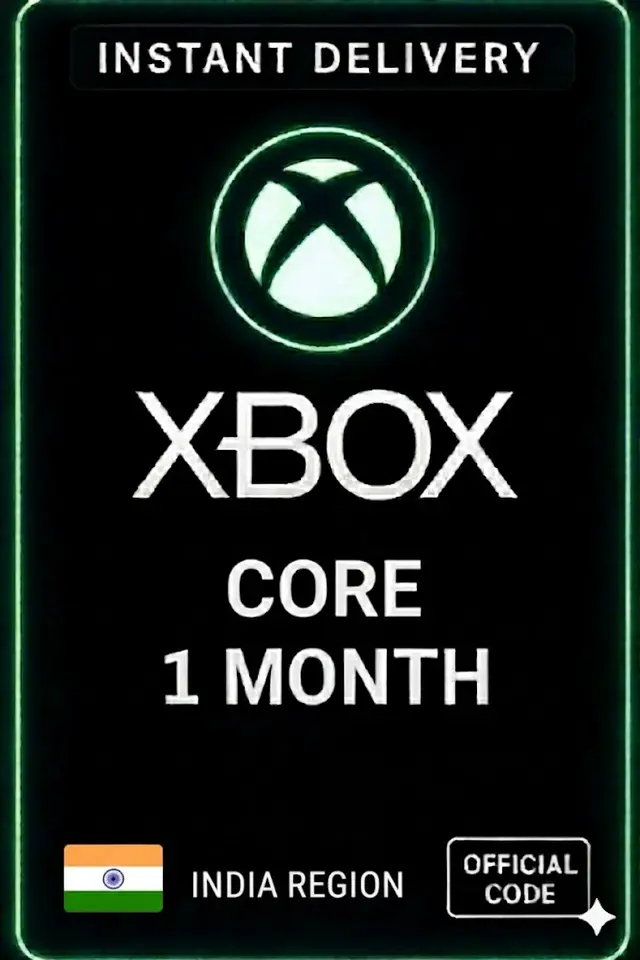 Xbox Game Pass Core - 1 Ay (Hindistan)