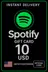 Спотифай бэлэг карт - 10 УСД