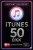 iTunes gavekort 50 DKK