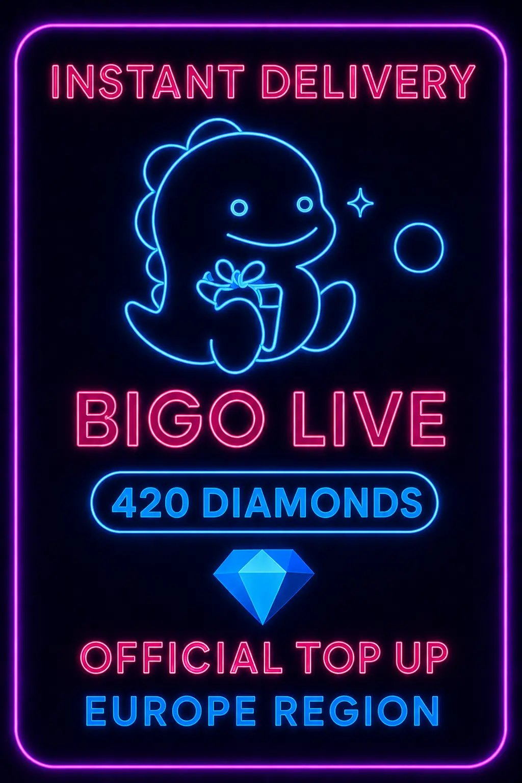Bigo Live - 420 Diamonds (Top-Up) (EU)