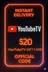 YouTube TV бэлэн мөнгөний карт - 20$