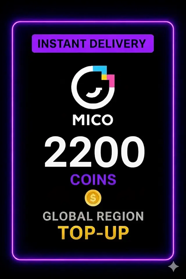 Mico Live - 2200 Coins Top-Up (Global)
