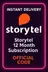 Storytel 12 Month Subscription | Tunisia - (North Africa)