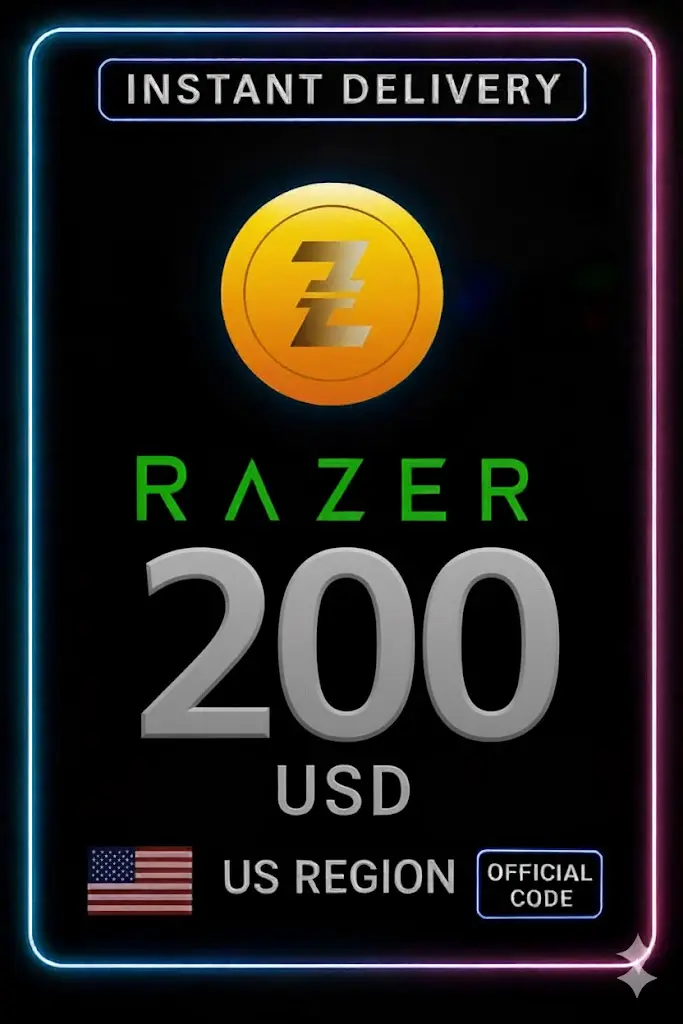 Razer Gold 200$ ABD Razer Gold 200$ ABD