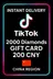 TikTok - Douyin 2000 Diamonds Gift Card 200 CNY