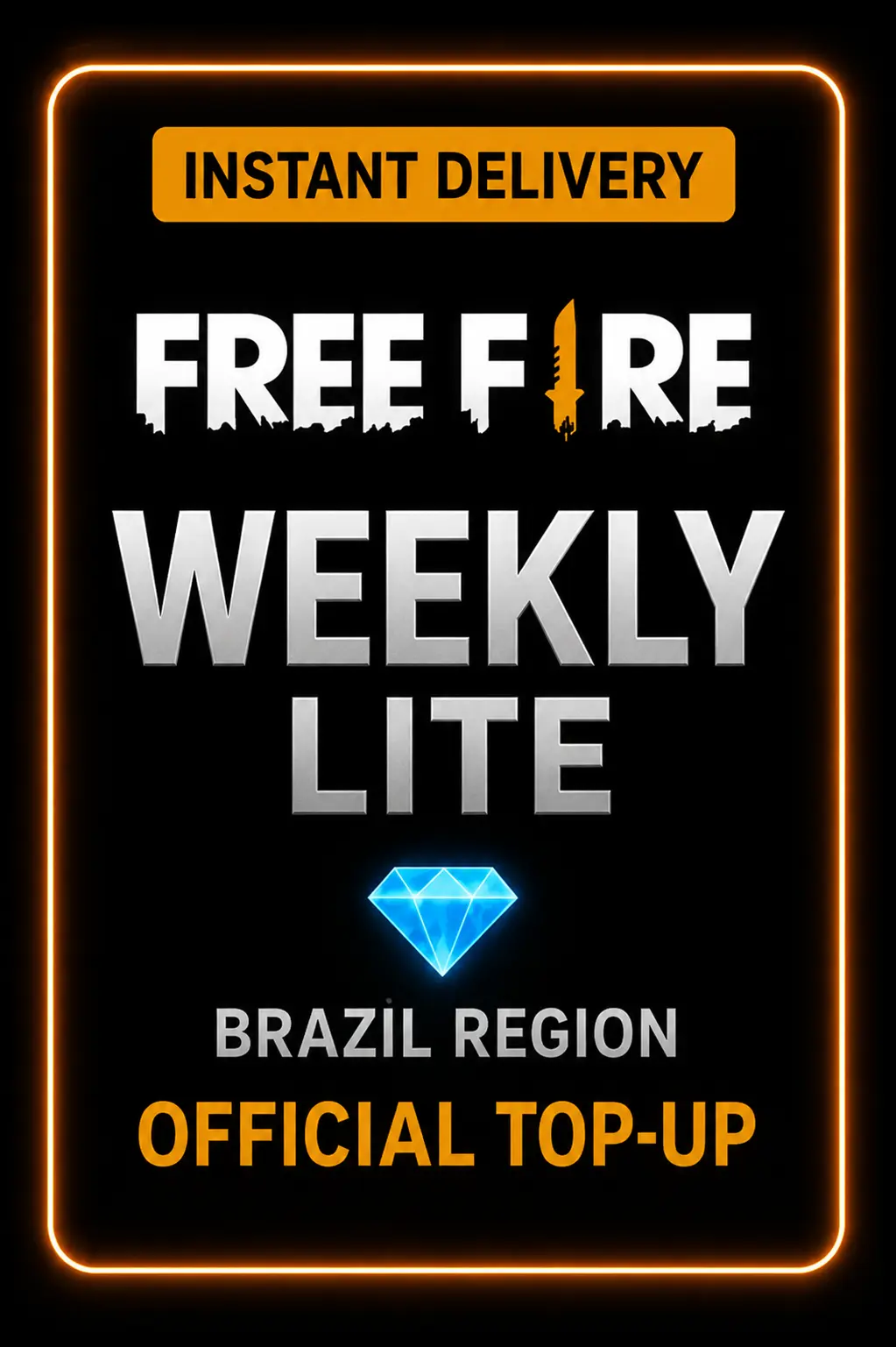 Free Fire - Weekly Lite Top-Up (Brazil)