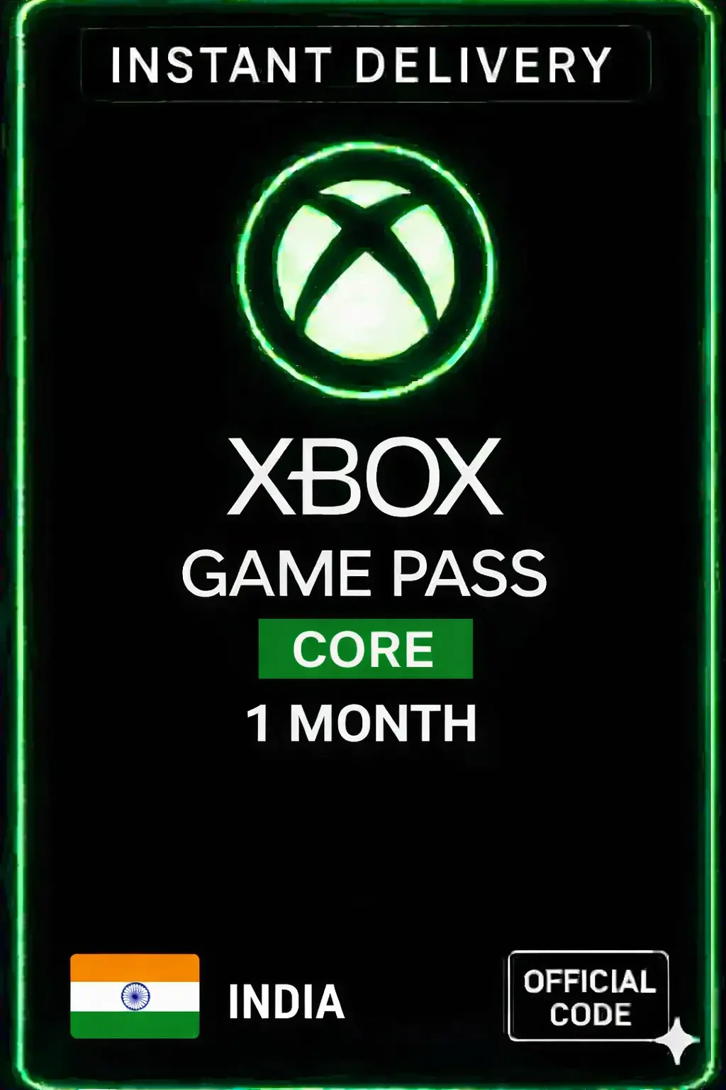 Xbox Game Pass Core - 1 Month (India)