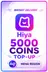 Hiya - 5000 Coins Top-Up (MENA)