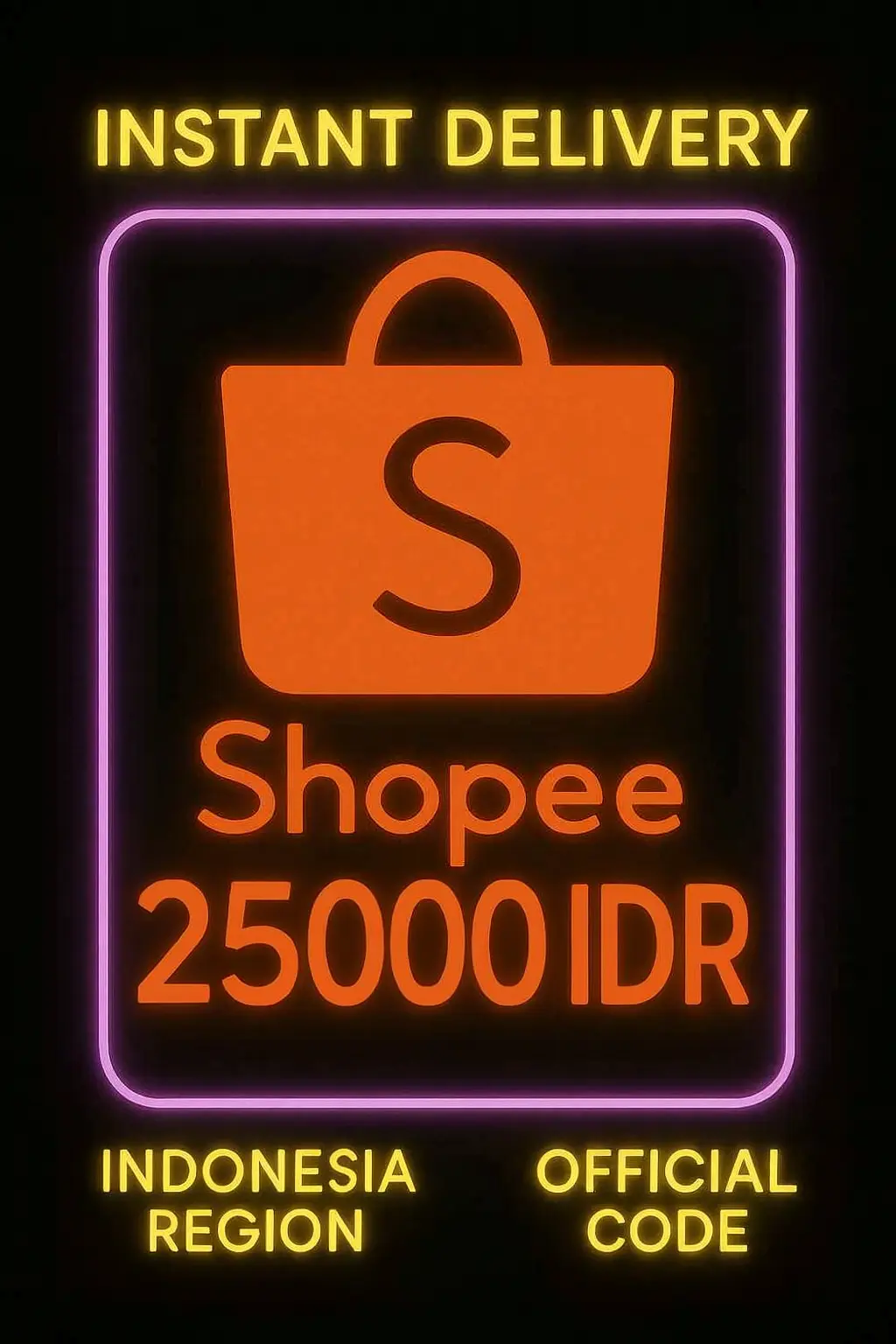 Shopee 25,000 IDR Indonesia