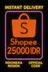 Shopee 25,000 IDR Indonesia