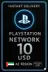 بطاقة PSN 10 دولار أمريكي