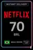 Netflix Geschenkkarte 70 BRL BR