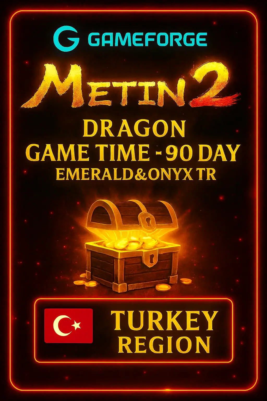 Metin2 Drachen Spielzeit - 90 Tage (Smaragd&Onyx TR) Metin2 Drachen Spielzeit - 90 Tage (Smaragd&Onyx TR)