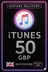 iTunes Gift Card GBP £50