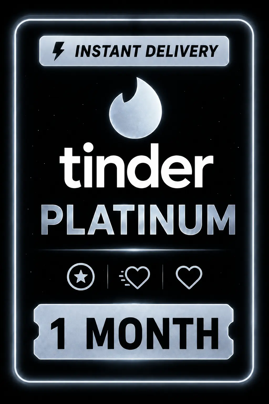 Tinder Platinum - 1 Month