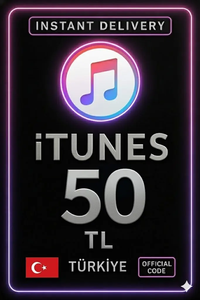 iTunes Hediye Kartı 50 TL Bakiye iTunes Hediye Kartı 50 TL Bakiye