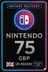 Nintendo eShop Card UK £75