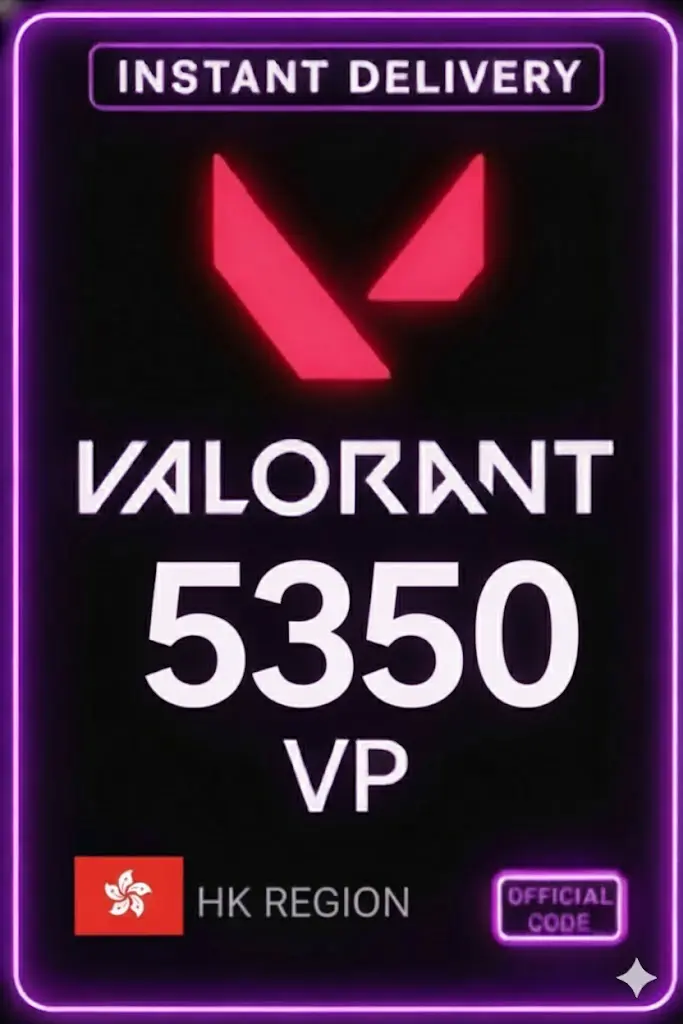 Poin Valorant - 5350 VP (Hong Kong) Poin Valorant - 5350 VP (Hong Kong)