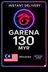 Garena Shells Malasia (MY) - 130 - Promoción