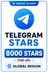 Telegram - 8000 Stars (Top-Up)