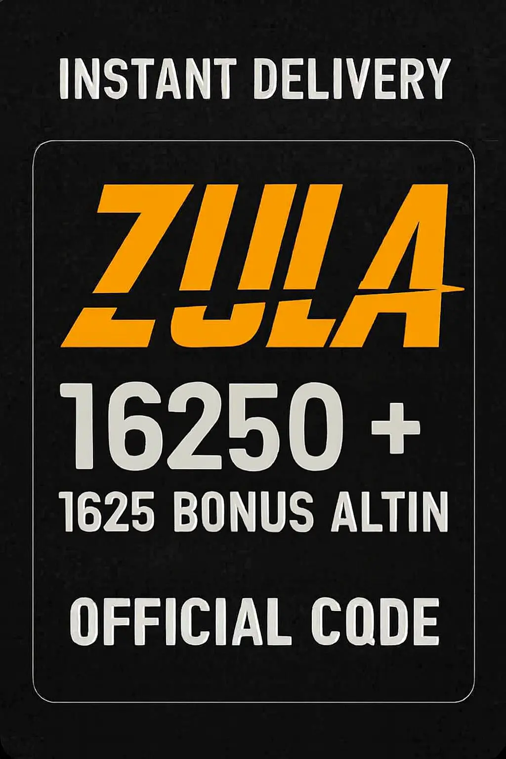 Zula 16250 + 1625 Bonus Altın Zula 16250 + 1625 Bonus Altın