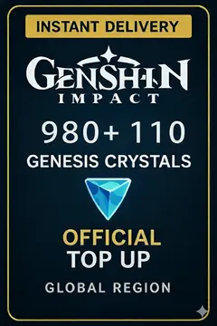 Genshin Impact 980+110 Genesis Crystals Top Up