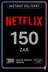 Netflix Geschenkkarte 150 ZAR