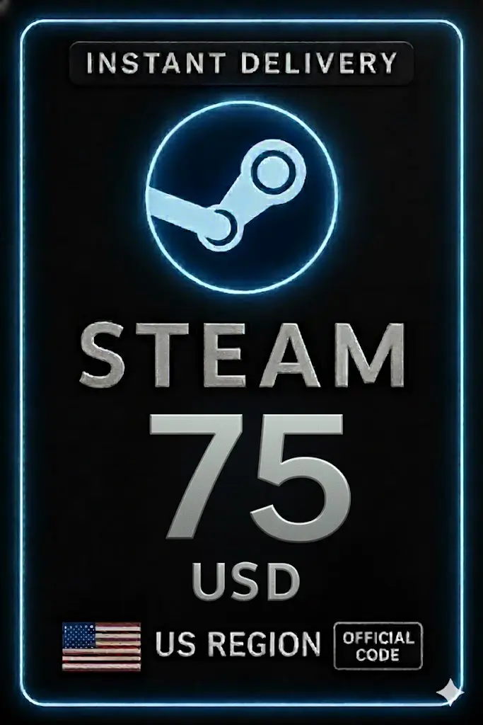 Steam-Wallet-Karte 75 USD Steam-Wallet-Karte 75 USD