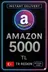 Amazon Hediye Kartı 5000 TL