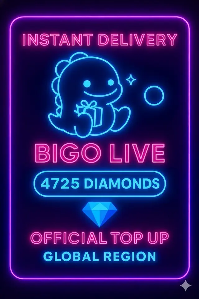 Bigo Live - 4725 Diamanten (Aufladung)
