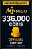Migo Live 336.000 Coins (Top-Up)