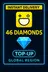 Hago 46 Diamonds Top-Up (Global)